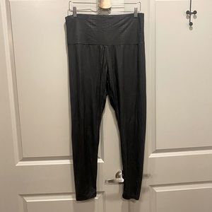 SHEIN Curve black croc leggings, 1XL
